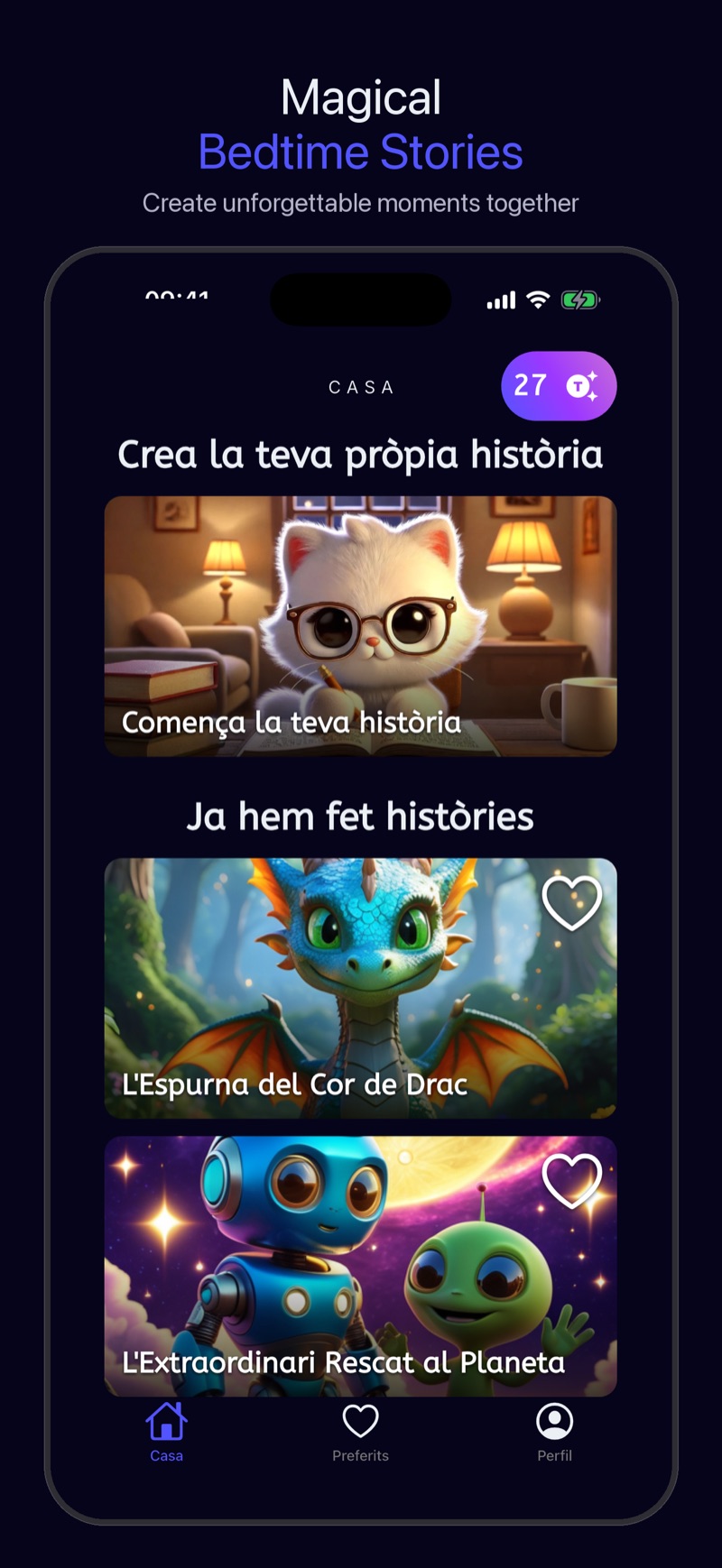 Captura de Luna — pantalla inicial