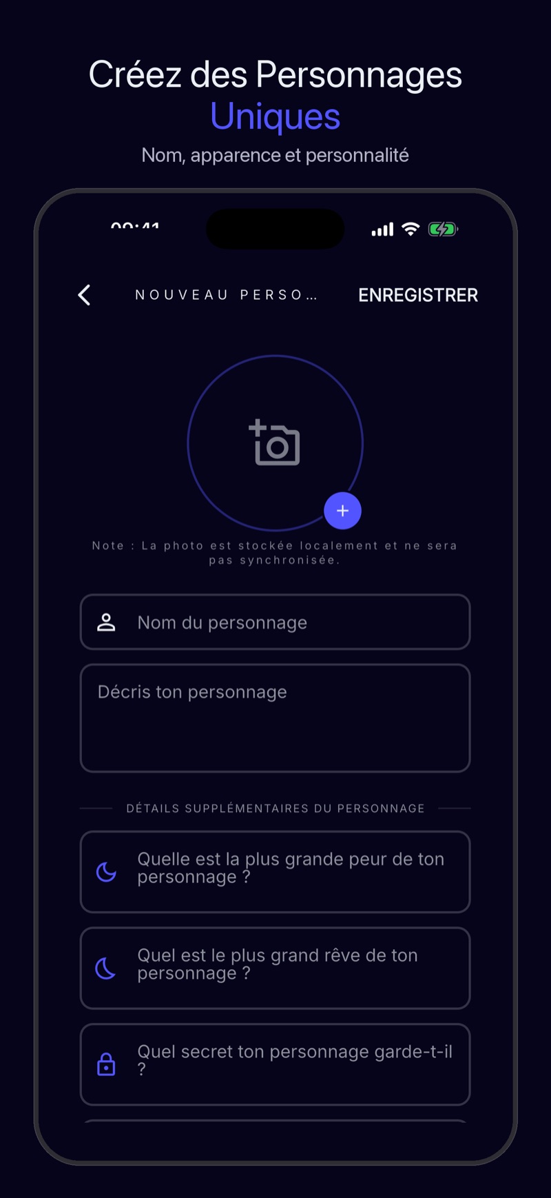 Capture de Luna — création d'histoire