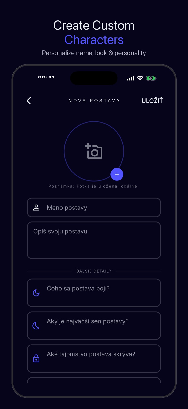 Luna — tvorba príbehu